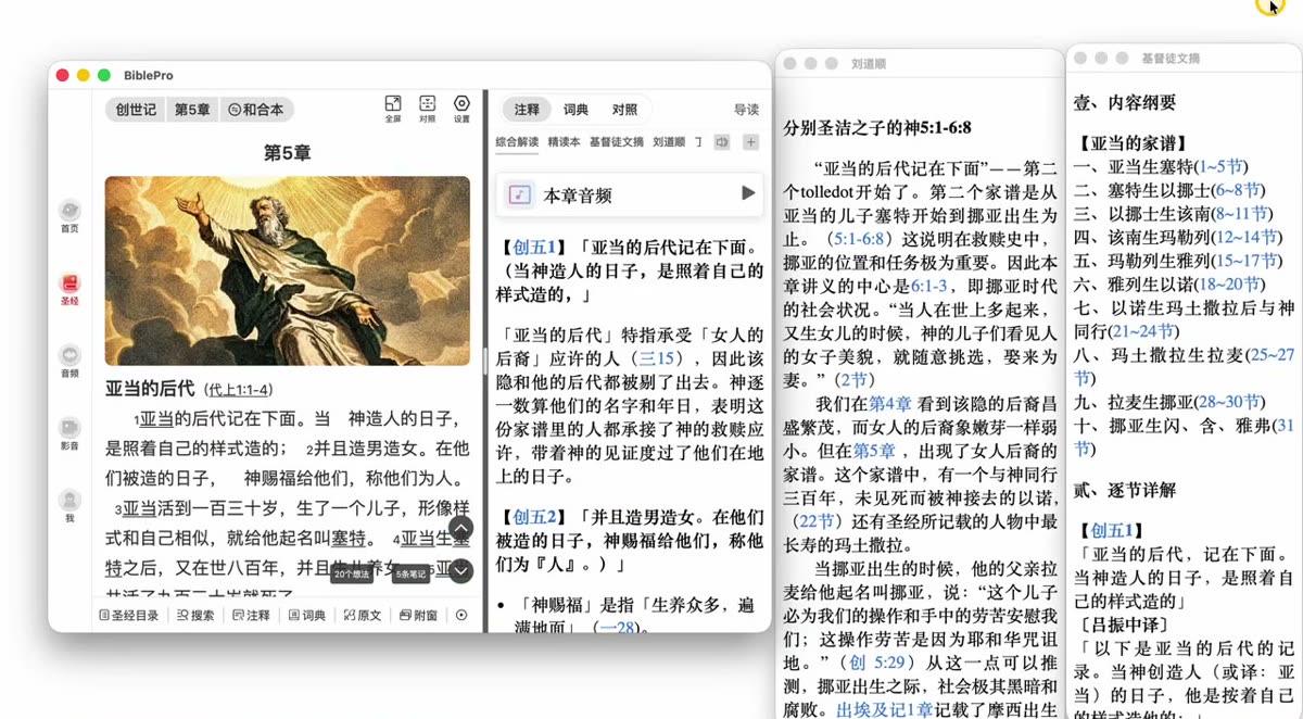 电脑版 投影 · 注释多窗口 · 原文图解使用说明